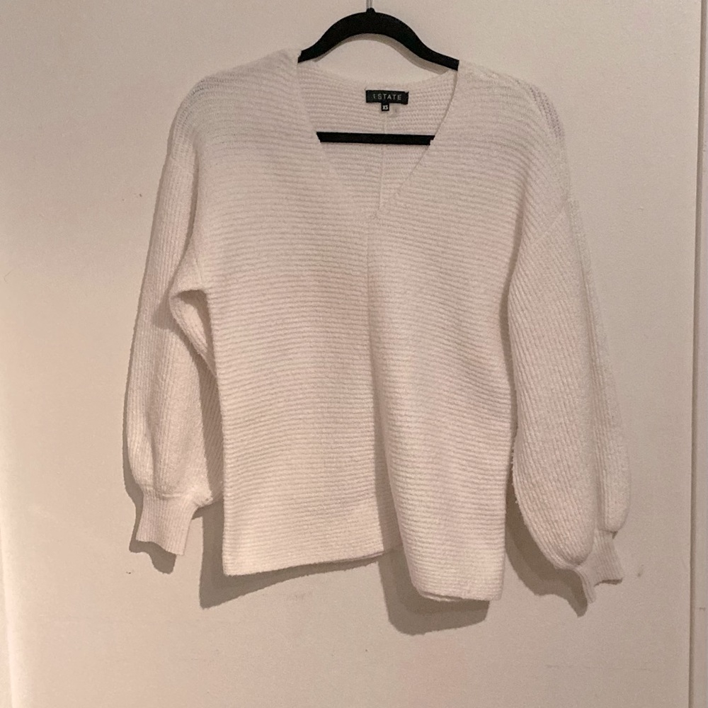 1 State Ribbed Sweater